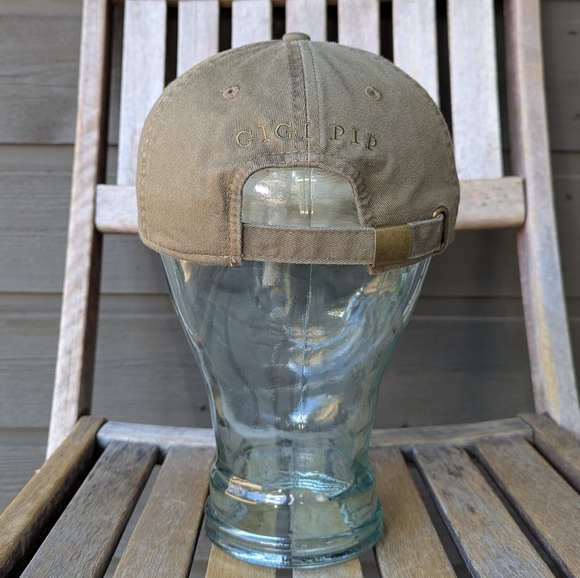 NWOT GIGI PIP Olive Green Ball Cap Lined One Size 100% Cotton - Picture 3 of 11